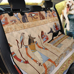 Egyptian Gods And Pharaohs Print Pet Car Back Seat Cover