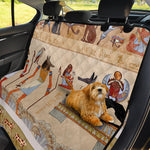 Egyptian Gods And Pharaohs Print Pet Car Back Seat Cover