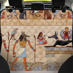Egyptian Gods And Pharaohs Print Pet Car Back Seat Cover