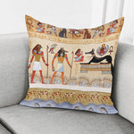 Egyptian Gods And Pharaohs Print Pillow Cover