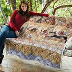 Egyptian Gods And Pharaohs Print Quilt