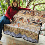 Egyptian Gods And Pharaohs Print Quilt