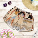 Egyptian Gods And Pharaohs Print Women's Shorts