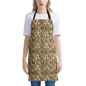 Egyptian Hieroglyphs Pattern Print Apron