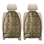 Egyptian Hieroglyphs Pattern Print Car Seat Organizers