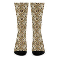 Egyptian Hieroglyphs Pattern Print Crew Socks