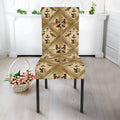 Egyptian Hieroglyphs Pattern Print Dining Chair Slipcover