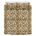 Egyptian Hieroglyphs Pattern Print Duvet Cover Bedding Set