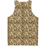 Egyptian Hieroglyphs Pattern Print Men's Tank Top