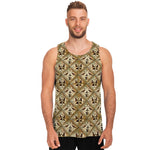 Egyptian Hieroglyphs Pattern Print Men's Tank Top