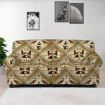 Egyptian Hieroglyphs Pattern Print Sofa Cover