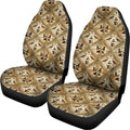 Egyptian Hieroglyphs Pattern Print Universal Fit Car Seat Covers