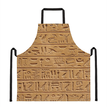 Egyptian Hieroglyphs Print Apron