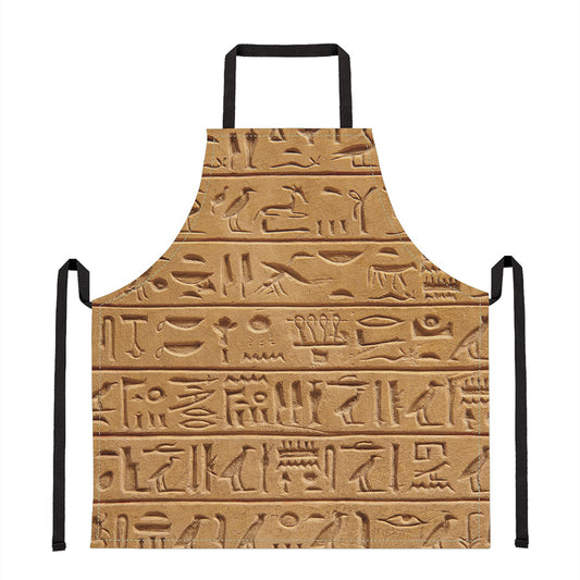 Egyptian Hieroglyphs Print Apron