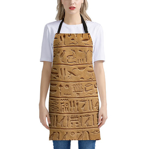 Egyptian Hieroglyphs Print Apron