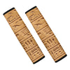 Egyptian Hieroglyphs Print Car Seat Belt Covers