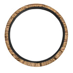 Egyptian Hieroglyphs Print Car Steering Wheel Cover