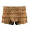 Egyptian Hieroglyphs Print Men's Boxer Briefs