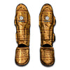 Egyptian Hieroglyphs Print Muay Thai Shin Guard