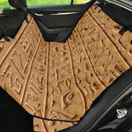 Egyptian Hieroglyphs Print Pet Car Back Seat Cover