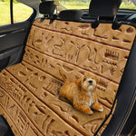 Egyptian Hieroglyphs Print Pet Car Back Seat Cover
