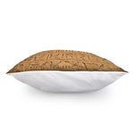 Egyptian Hieroglyphs Print Pillow Cover