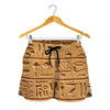 Egyptian Hieroglyphs Print Women's Shorts