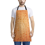 Egyptian Hieroglyphs Symbol Print Apron