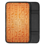 Egyptian Hieroglyphs Symbol Print Car Center Console Cover