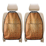 Egyptian Hieroglyphs Symbol Print Car Seat Organizers
