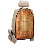 Egyptian Hieroglyphs Symbol Print Car Seat Organizers