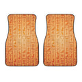 Egyptian Hieroglyphs Symbol Print Front Car Floor Mats