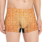 Egyptian Hieroglyphs Symbol Print Men's Boxer Briefs