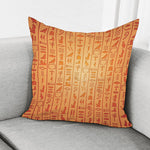Egyptian Hieroglyphs Symbol Print Pillow Cover
