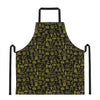 Egyptian Symbols Pattern Print Apron