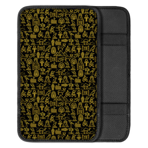 Egyptian Symbols Pattern Print Car Center Console Cover