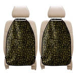 Egyptian Symbols Pattern Print Car Seat Organizers