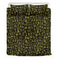 Egyptian Symbols Pattern Print Duvet Cover Bedding Set