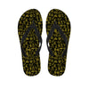 Egyptian Symbols Pattern Print Flip Flops