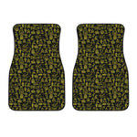 Egyptian Symbols Pattern Print Front Car Floor Mats