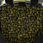 Egyptian Symbols Pattern Print Pet Car Back Seat Cover