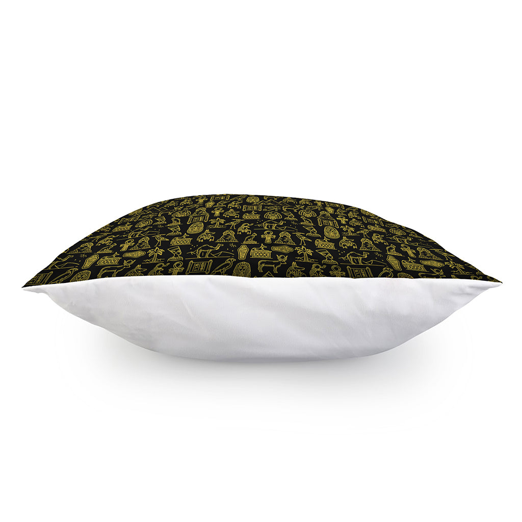Egyptian Symbols Pattern Print Pillow Cover