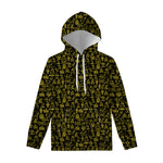 Egyptian Symbols Pattern Print Pullover Hoodie