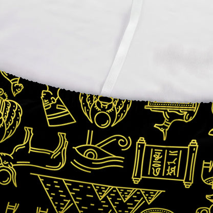 Egyptian Symbols Pattern Print Sofa Cover
