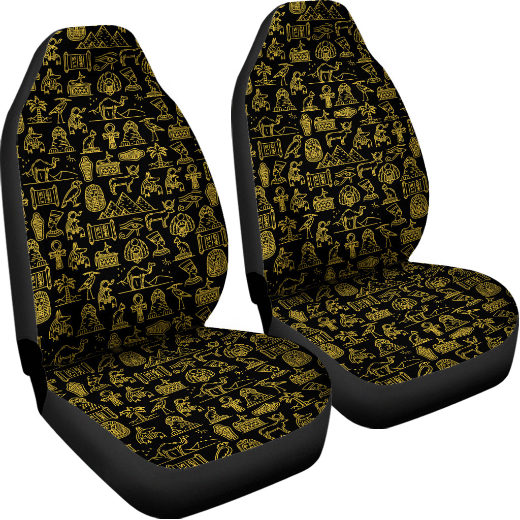 Egyptian Symbols Pattern Print Universal Fit Car Seat Covers