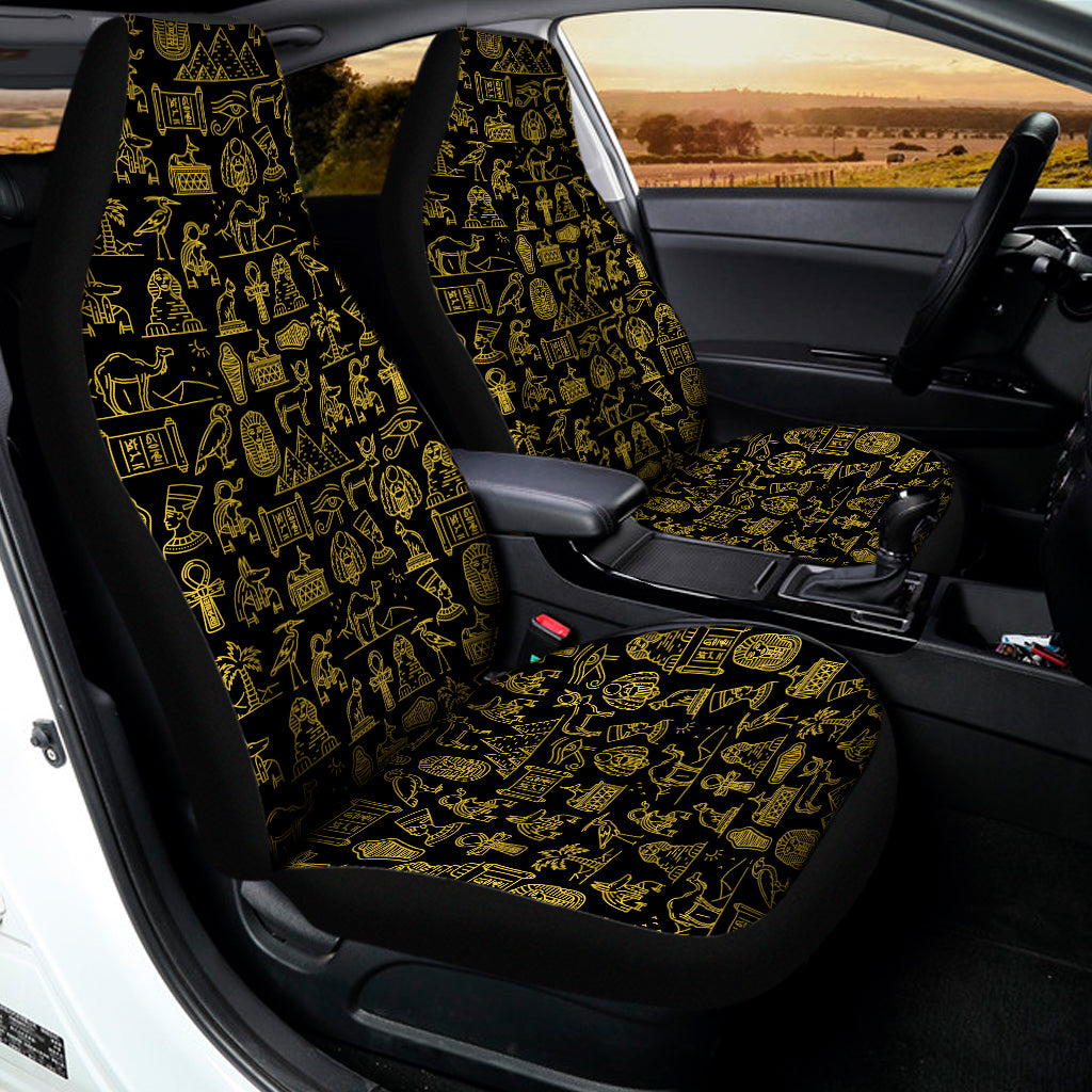 Egyptian Symbols Pattern Print Universal Fit Car Seat Covers