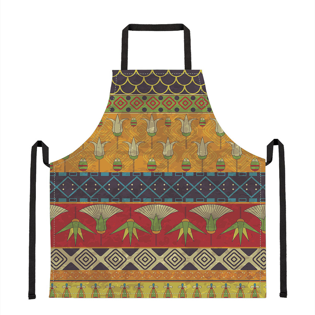 Egyptian Tribal Pattern Print Apron