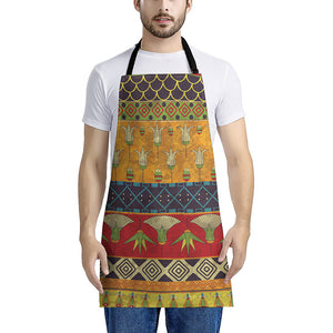 Egyptian Tribal Pattern Print Apron