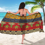 Egyptian Tribal Pattern Print Beach Sarong Wrap