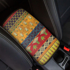 Egyptian Tribal Pattern Print Car Center Console Cover